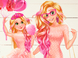 Princess Mom&Daughter Cute Family Look